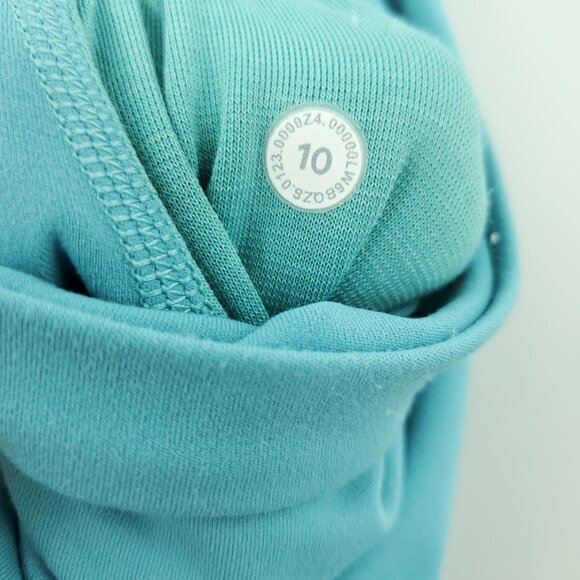 Lululemon Align High-Rise Lined Crop 23" Sz 10 Tidal Teal Blue - Picture 5 of 16